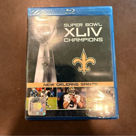 NFL Other - NFL New Orleans Super Bowl XLIV Champions Blu-ray - Blue and Gold